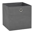thumbnail image 2 of Cajas de almacenamiento VidaXL de tela no tejida, 10 unidades, gris, 32 x 32 x 32 cm, 2 of 7