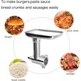 thumbnail image 2 of Orino Meat Grinder Attachment for KitchenAid Stand Mixers, Accessories Included 2 Sausage Stuffer Tubes and 4 Grinding Plates, Metal Food Grinder Accessories, 2 of 6
