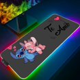 thumbnail image 1 of Alfombrilla de ratón LED para juegos, alfombrilla antideslizante para ordenador y oficina, accesorios de oficina, teclado RGB LIUWENJING unisex, 1 of 2