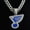 20inch, variant on Hip Hop Cuban Chains Musical note Necklace With 15mm Miami Cuban Chain Iced Out Bling HipHop Necklaces Fashion Jewelry