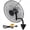 20 Inch, variant on 18 Inch Industrial Wall-Mounted Oscillating Misting Fan - 3500 CFM High Velocity, IP44 Waterproof, 3-Speed Adjustable, Aluminum Blades for Warehouse, Workshop, Greenhouse and Outdoor Cooling