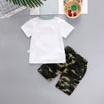 thumbnail image 2 of Children's Summer New Short Sleeve Set for Boys and Babies Camo Dinosaur Print T-shirt Short Sleeve Fashion Casual Two Piece Set, 2 of 5