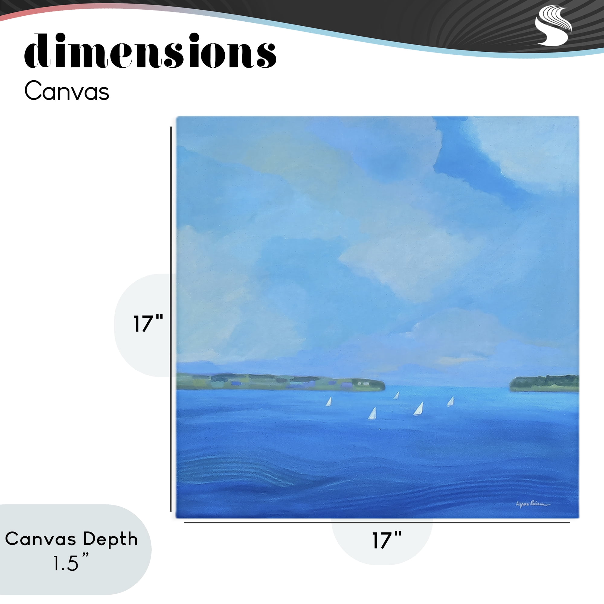 Stupell Industries A Perfect Day Seascape Canvas Wall Art, design by Lynn Ericson Fine Art