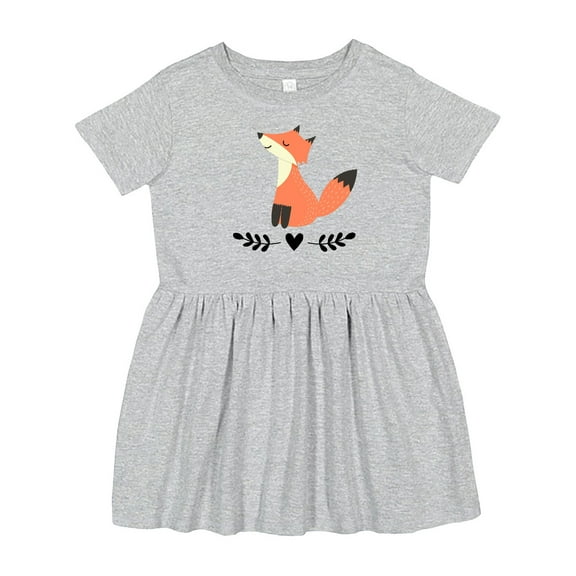 Inktastic Fox for Girls Woodland Animal Girls Toddler Dress