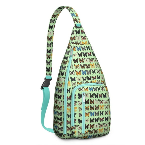Butterfly Sling Backpack – Stylish Floral Crossbody Bag, Lightweight Shoulder Backpack for Travel, Hiking & Everyday Use