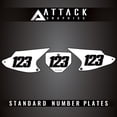 thumbnail image 3 of Attack Graphics Number Plate Backgrounds for Cobra CX65 2014, 3 of 4