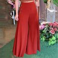 thumbnail image 2 of ShomPort Women High Waist Casual Straight Leg Long Dress Pants Wide Leg Trousers Business Work Pants, 2 of 7