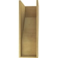 thumbnail image 4 of 12"W x 24"D x 36"H Classic Clemmons Rough Cedar Woodgrain TimberThane Corbel, Primed Tan, 4 of 6