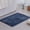 Deep Blue, variant on GRANNY SAYS Bath Mat, Microfiber Non Slip Bathroom Rug, Water Absorbent Bath Rugs, 16" x 24", Gray