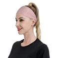 thumbnail image 4 of Wukai Pink Stripes Sports sweatband,Men & Women Sweatband Headband for Running, Cross Training, Racquetball, Working Out, 4 of 7