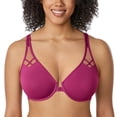 thumbnail image 1 of Sostén DELMIRA con Cierre Frontal y Espalda Racerback Talla Grande 36E Magenta, 1 of 4