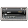 thumbnail image 1 of Cruiser License Plate Frame 20680 Nouveau; Without Design; Black Chrome; Die Cast Zinc, 1 of 2