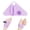 Purple, variant on Silicone Makeup Assistant Hand Strap, Multifunctional Makeup Tool, With Brush Fixed Storage Hole, 2 Foundation/Concealer color matching areas, Brush Cleaner, For Professional Makeup Artists-Purple