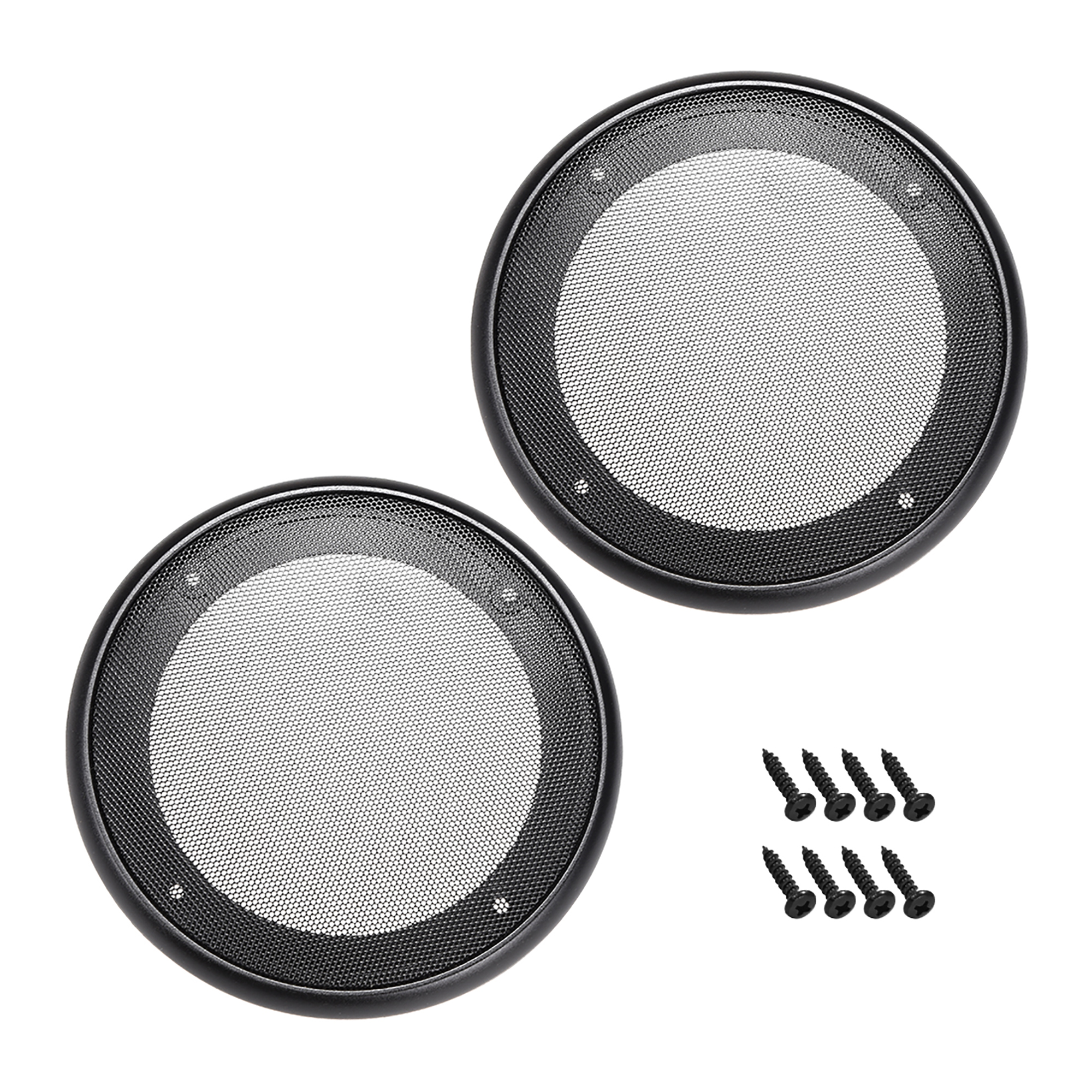 2 pcs 4" Speaker Grill Mesh Decorative Circle Woofer Guard Protector