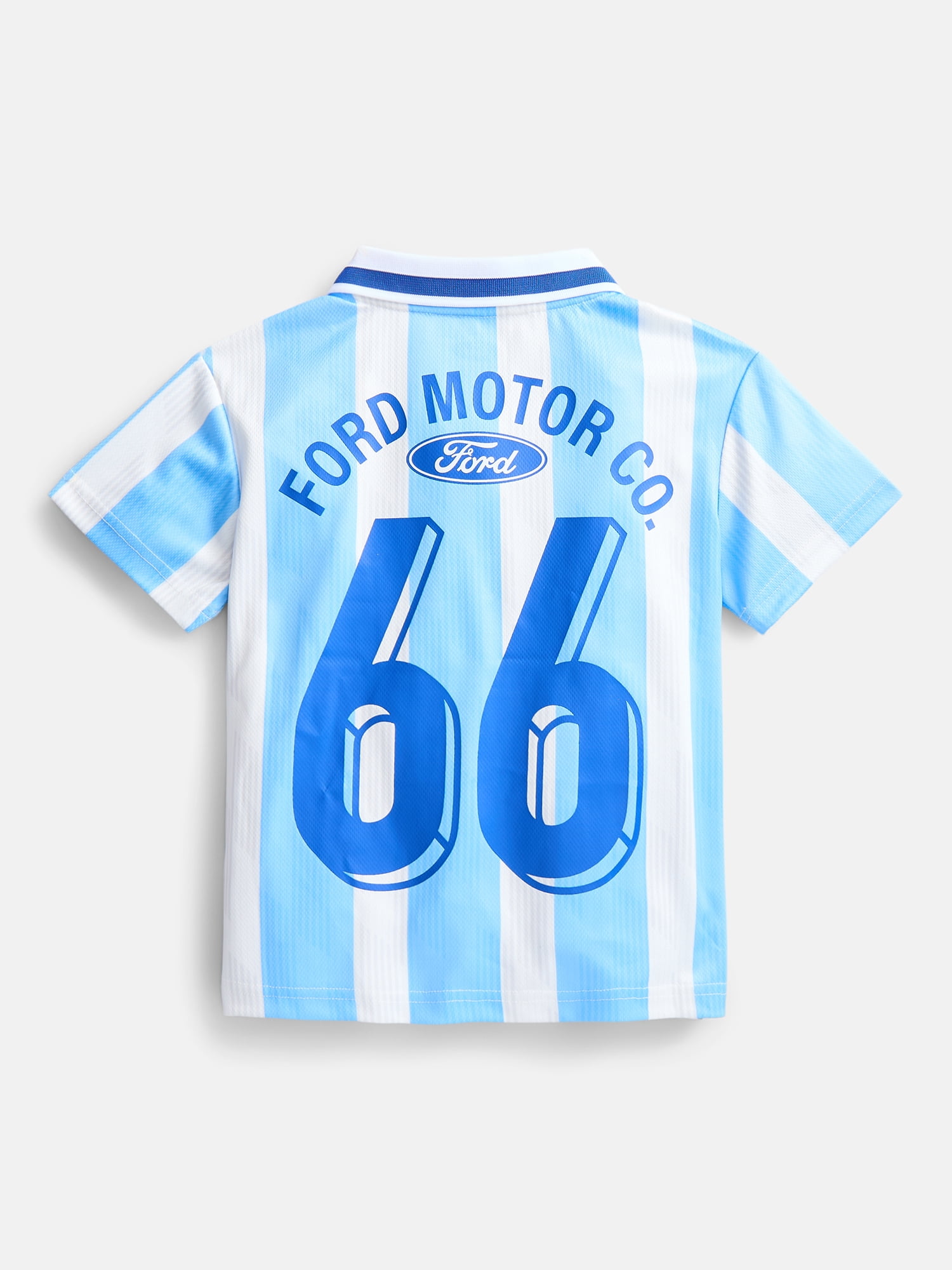Bronco Boy's Short Sleeve Graphic Collared Jersey, Sizes 4-18