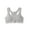 Gray, variant on ZACPNCV Girls Seamless Training Bra Crop Sports Bra Pack Gray 7-11 Years