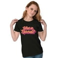 thumbnail image 3 of Cool Vaporwave What is Normal Saying Womens Fitted Plus Size Graphic Tee Brisco Brands 2X, 3 of 5