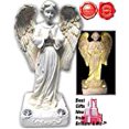 thumbnail image 4 of GSL SS-GSL-PL029 13" Praying Angel with 2 Yellow LED Solar Light, 4 of 4