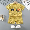 thumbnail image 1 of 2023 Baby Boys Clothing Sets Summer Short Sleeve Cotton kids set 2Pcs leisure Mickey Mouse baby girls clothes18M Gao Jinjia LED, 1 of 2