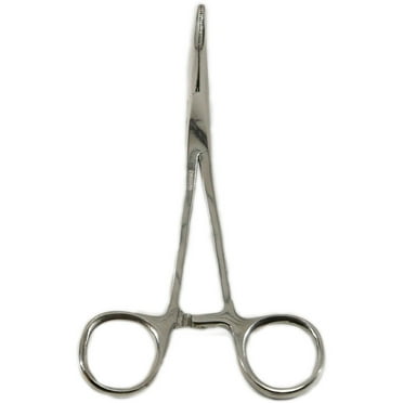 Cortland Fairplay 5.5 inch Curved Stainless Steel Forceps Fly Fishing Tool, 650695