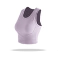 thumbnail image 3 of Débardeur pour Femmes, Blouse de Sport à Col Rond et Coussin de Poitrine Uni pour Femmes, 3 of 4