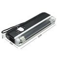 thumbnail image 2 of 2X Handheld Uv Black Light Ultraviolet Lamp with Torch Portable Money Detector 2In1, 2 of 6