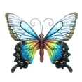 thumbnail image 1 of Arte del hierro mariposa hogar colgante de pared puede colgar pared jardín césped decoración interior al aire libre color 2, 1 of 10