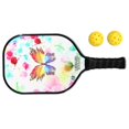 thumbnail image 2 of Leijiier Raqueta de tenis para fibra de carbono adulta deportes al aire libre Paddle Racquet Elástico portátil recreativo con bolsa de almacenamiento 064 Inevent OD002742-04B, 2 of 6