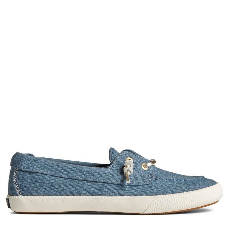 Sperry Women s Lounge Away 2 Boat Shoe Blue Shimmer Size 9 M Trade Safe Non slip Walmart