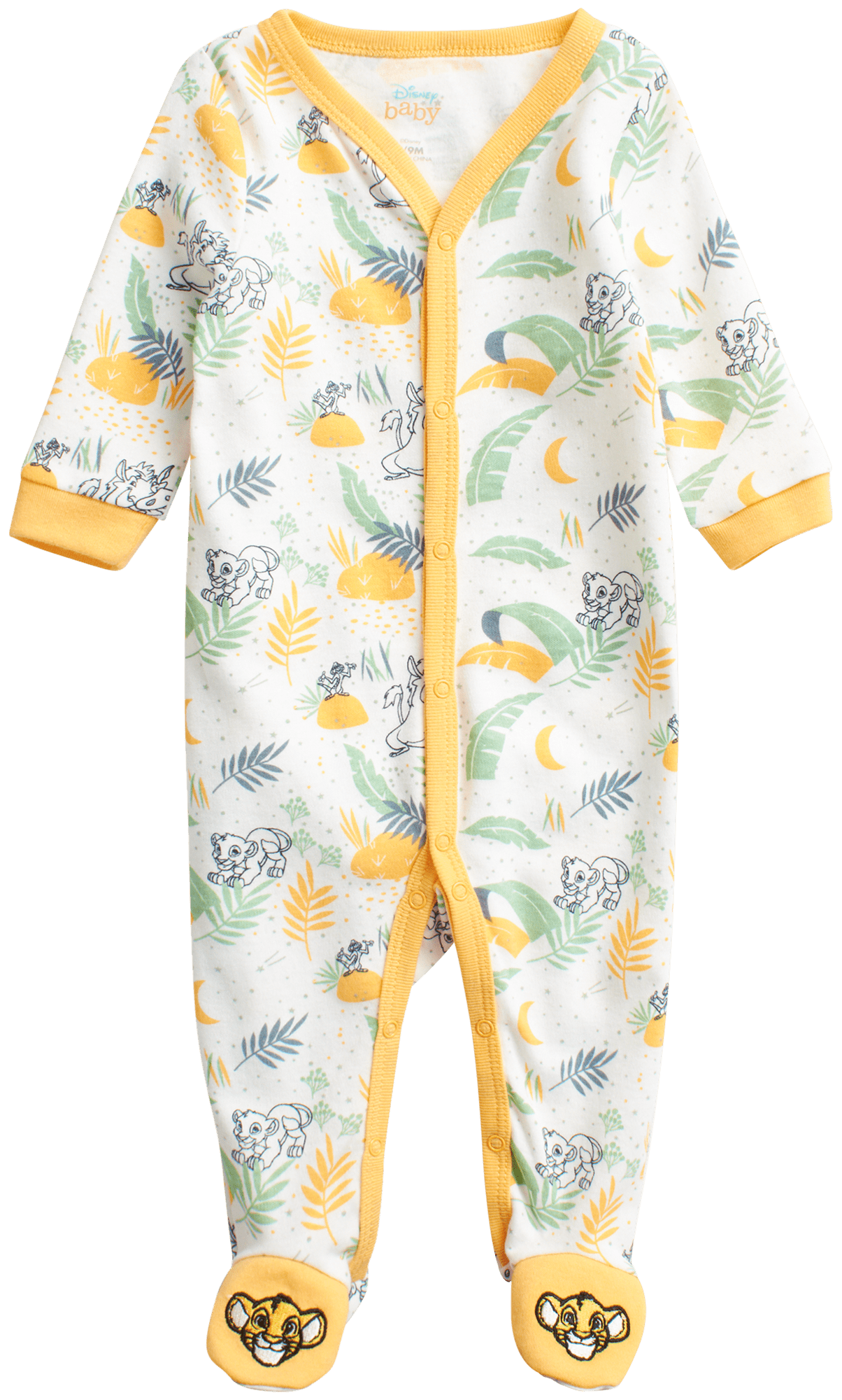 Disney Baby Boys’ Footed Coveralls Newborn Layette Sleep n' Play