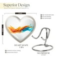 thumbnail image 2 of Splash Urns For Adult Female - Ash Holders For Human Ashes - Keepsake Urns - 3 Inch - Pack Of 4 - Heart Shaped Cremation Urn Ashes - Human Urns - Small Urns For Human Ashes - Small Urn For Ashes, 2 of 5