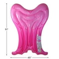 thumbnail image 3 of Pool Central Inflatable Angel Wings Pool Mattress Float - 5' - Pink, 3 of 7