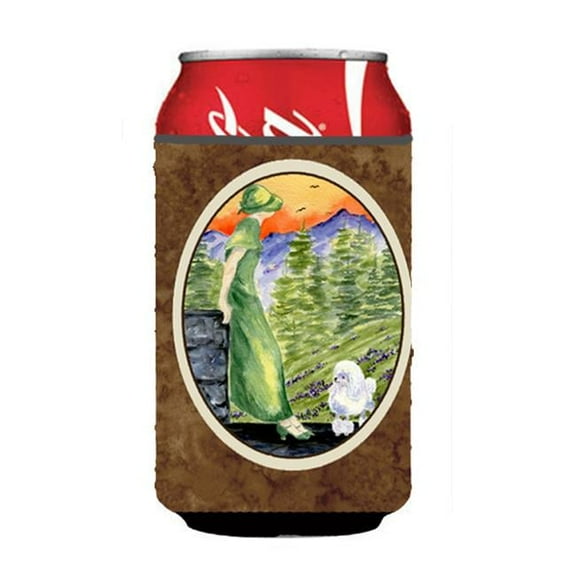 Poodle Can Or bottle sleeve Hugger - 12 oz.