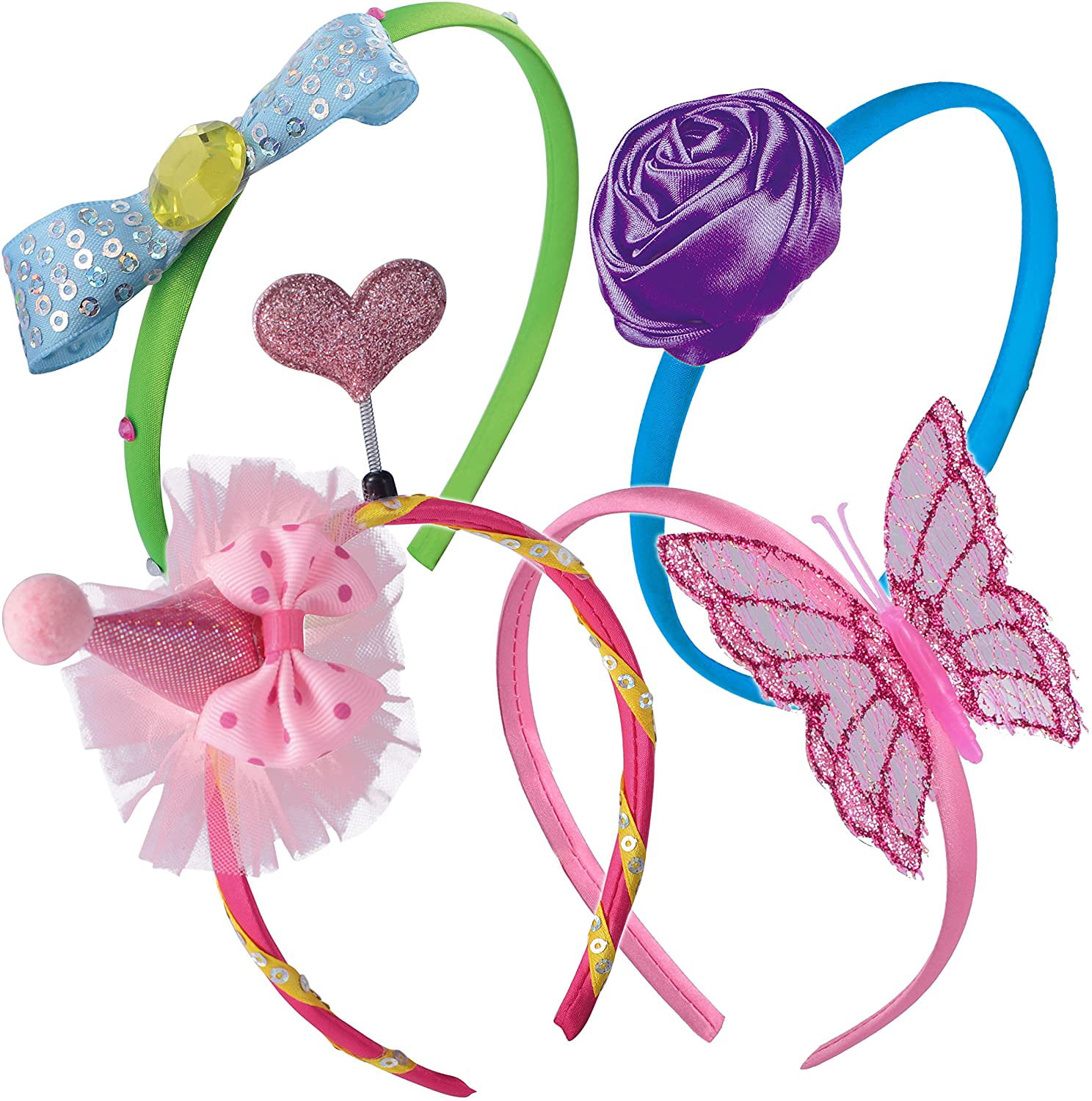 SYOKZEY Girls Hair Accessories, Headband Making Kit,Toys Gifts for 3-12  Years Old Girls,Girls Toys Age 3-12, Arts and Craft Kits, Birthday Presents