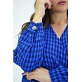 thumbnail image 4 of Blusa cruzada Roman Fashion /Tallas Extras, 1835 (Azul rey) azul 36, 4 of 6