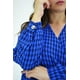 thumbnail image 4 of Blusa cruzada Roman Fashion /Tallas Extras, 1835 (Azul rey) azul 42, 4 of 6