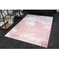 thumbnail image 1 of La Dole Rugs Pink White Red Abstract Rustic Modern Marble Pattern Area Rug For Living Room Bedroom Hallway Runner Tapis, 1 of 7