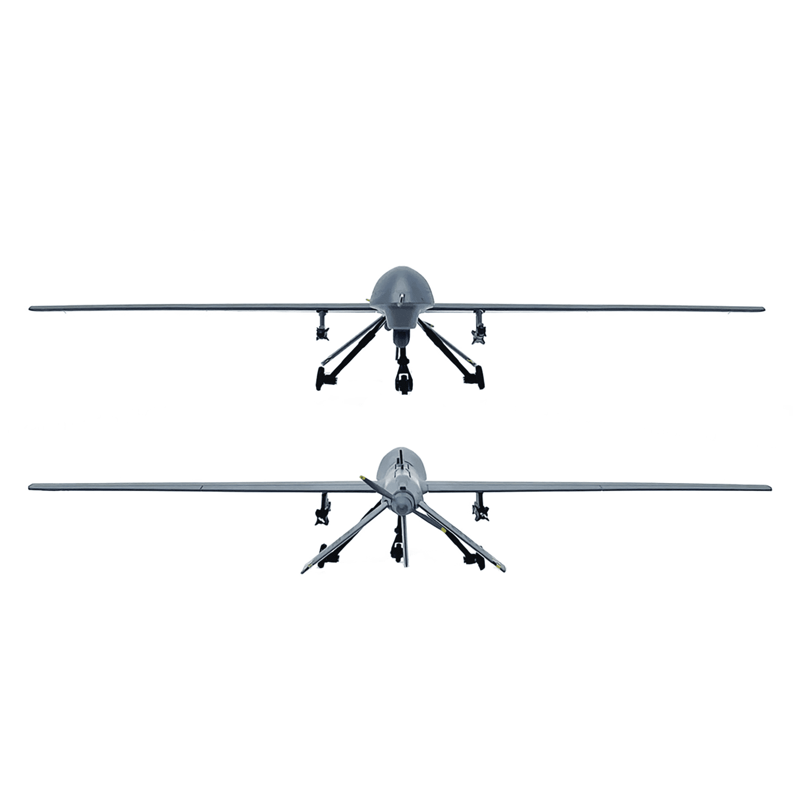 NATEFEMIN 1:72 Scale 20.5cm MQ-1 Predator Drone Alloy Aircraft Model Blue for Display and Collection Retro Elegant Style Noble Fashion