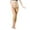 Beige, variant on Women's Heavy Fleece-Lined Maternity Belly-Support Stirrup Leggings - Winter Warm Pregnancy Pantyhose