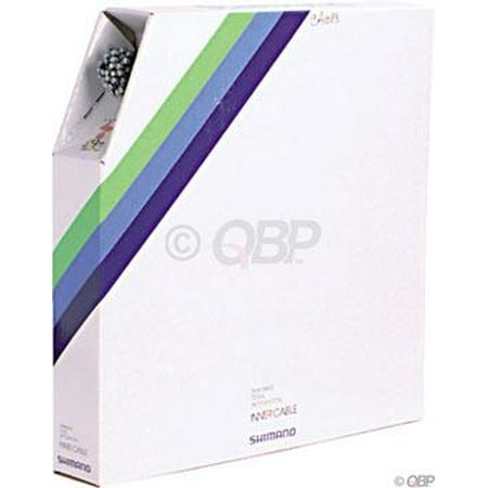 Shimano Stainless Derailleur Cable 1.2 x 2100mm, Filebox of 100