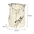 thumbnail image 2 of Xihbxyly Cesto de Ropa Sucia Plegable de Lona, Portátil con Asas, Gran Capacidad para Ropa, Juguetes y Toallas, Ideal para El Baño, Dormitorio, Guardería, 40 X 50 Cm., 2 of 6