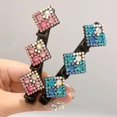 thumbnail image 1 of Pince à Cheveux en Strass, Pinces à Cheveux Double Frange Tressées (I), 1 of 2