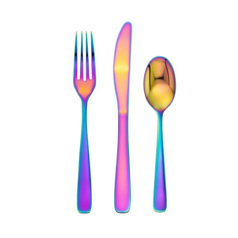 Cambridge Silversmiths Cranston Rainbow Mirror, 36-Piece Flatware Set, Service for 12
