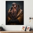 thumbnail image 2 of Designart Anthropomorphic Of Octopus Portrait I Canvas Wall Art, 2 of 5