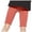 Red, variant on Ticikt Girls' Capri Leggings, Candy Color Ruffle Kids Stretchy Half-Length Pants,Hot Pink,Size:7-8 Years