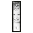 thumbnail image 2 of ArtToFrames 10" x 43" Honors Black with Silver Picture Frame, 10x43 inch Black Wood Poster Frame (WOM-5157), 2 of 7