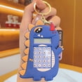 thumbnail image 4 of Frogued Calculator Keychain Multifunctional Bead Maze 8 Digits Operation Portable Gift Dinosaur Car Key Ring Pendant Backpack Ornament (Blue), 4 of 13