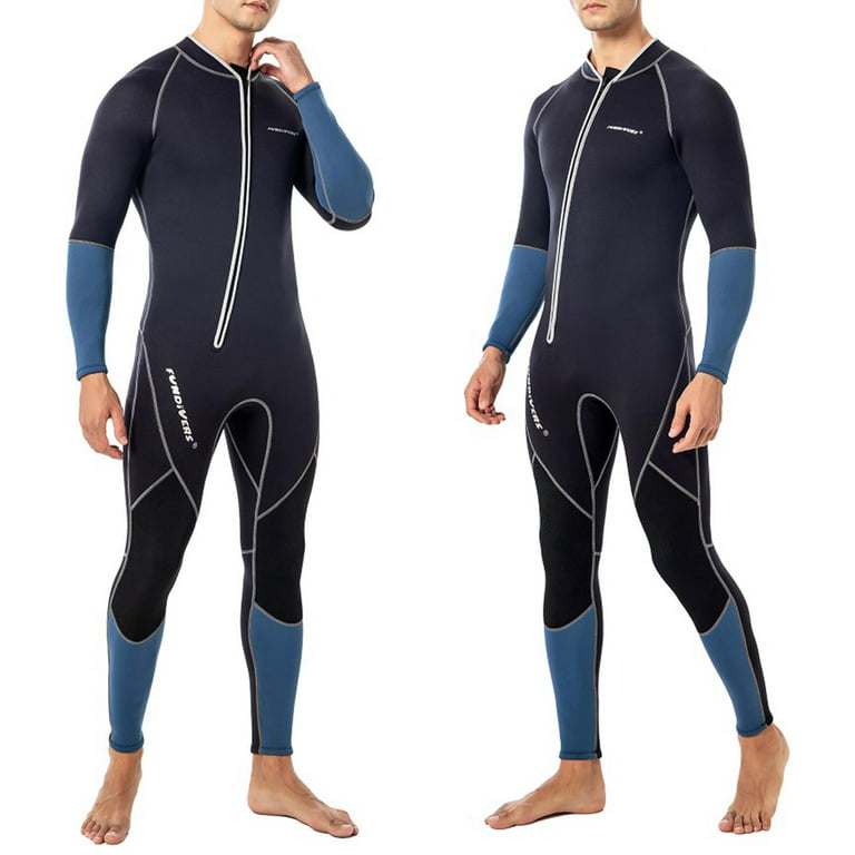  REALON Wetsuit Men 4/5mm Womens Neoprene Full Body Thermal  Scuba Diving Suits, 3/4mm One Piece Wet Suit Cold Water Swimsuits For  Surfing Snorkeling