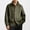 Green, variant on Zivyakyron Fall Winter Sweaters for Men Cardigan Casual Ribbed Cable Knit with Pocket Long Sleeve Funnel Neck Loose Cardigans