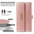 thumbnail image 6 of ELEHOLD Crossbody Wallet Case for Samsung Galaxy A17 5G, Shockproof Heavy Duty Luxury PU Leather Flip RFID Blocking Card Slots Shock-Absorbent Protective Cover with Shoulder Strap ,Rosegold, 6 of 9